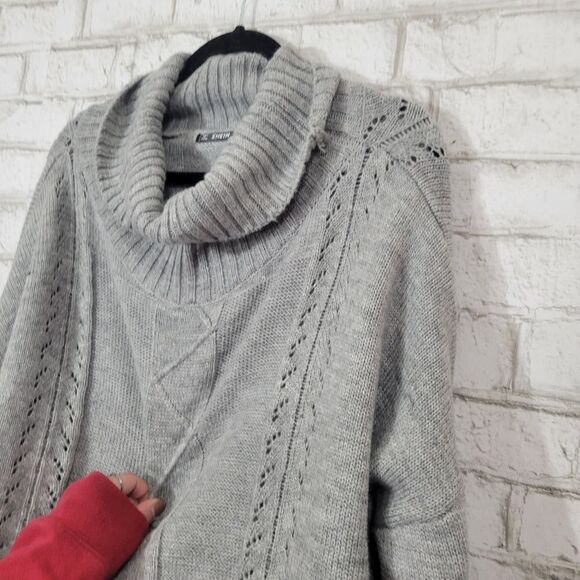 SHEIN gray turtleneck sweater - Picture 10 of 16